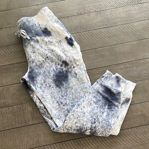 Lululemon Tie-Dye Jogger Pants - Blue and White Size 6